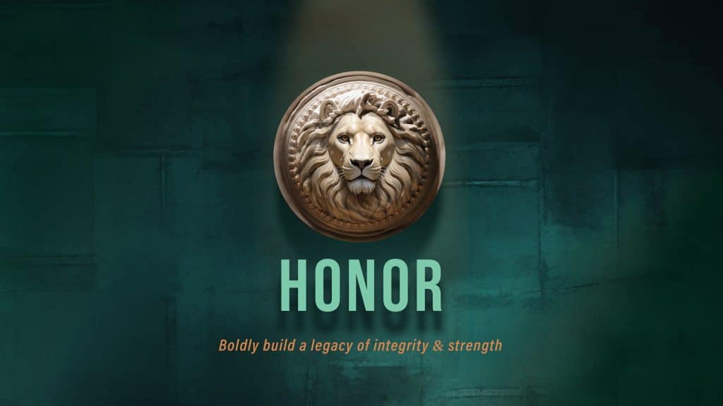 Honor series slide cover.
